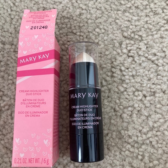 MARY KAY CREAM HIGHLIGHTER DUO STICK~PEARL & GOLD ~ FULL-SIZE ~ 0.21 OZ. NET WT. - Picture 1 of 4